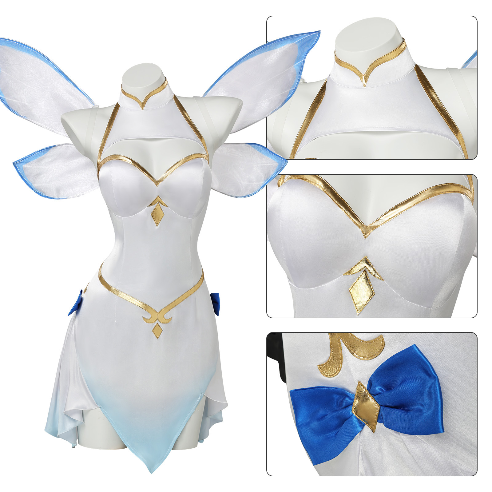 Anime Cosplay Rem - Peruca e Fantasia de Cosplay Rem