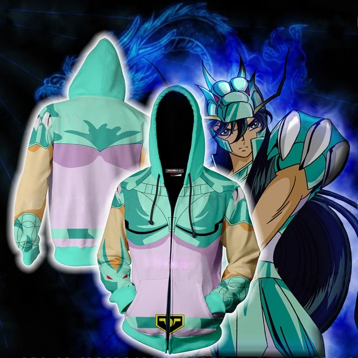 Anime Cosplay Shop - Anime saint seiya impressão 3d hoodies