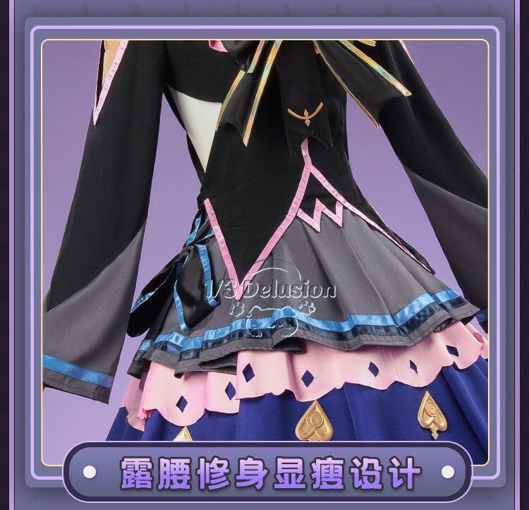 Anime Cosplay Costumes Female - Arcaea Tairitsu Initial Conflict Lolita Cosplay:
