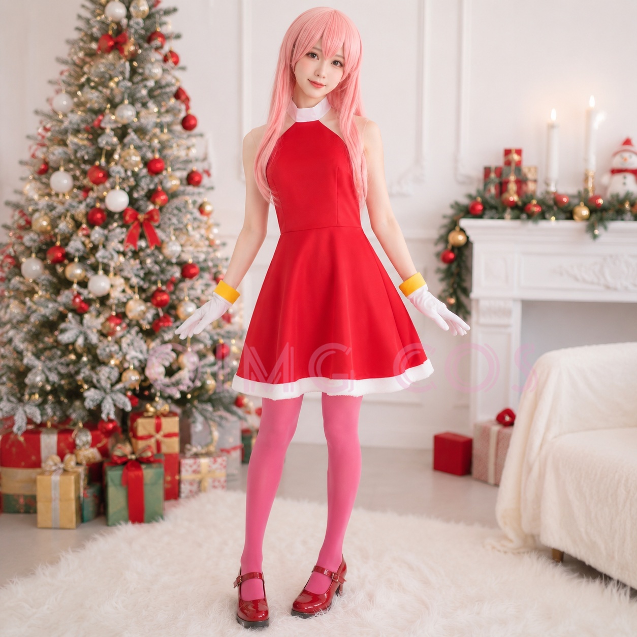 Anime Cosplay Costumes Female - Fantasia Cosplay Amy Rose Adulto, Uniforme