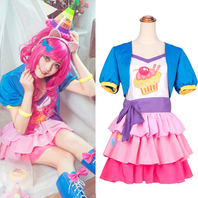 Anime Cosplay Little Girl - Minhas meninas mulheres pequeno pônei pinkie