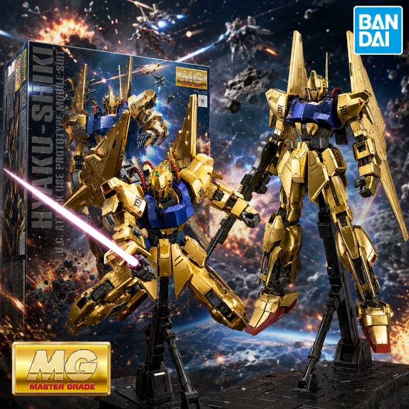 Bandai Gundam Hg - Bandai Original MG 1/100 MSN-00100 Hyaku-Shiki