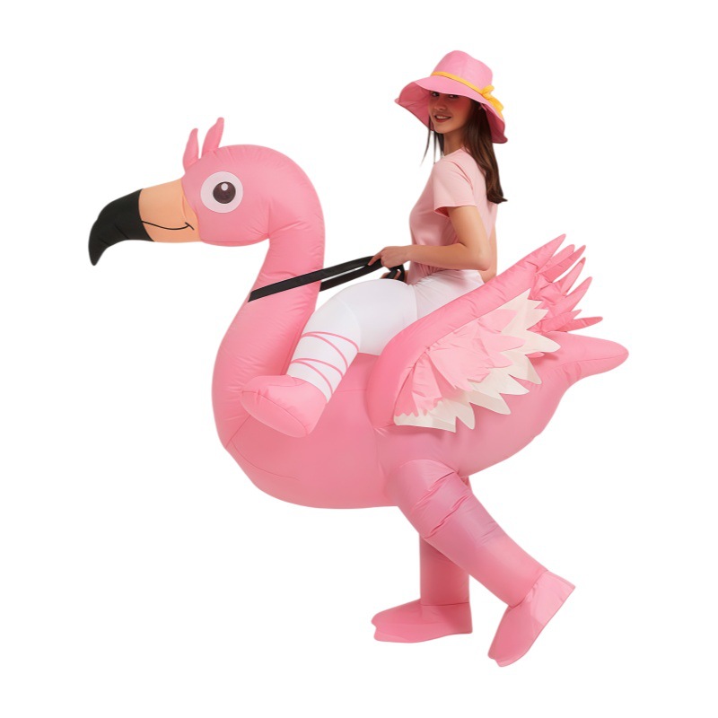 Anime Cosplay Anime - Fantasias Infláveis de Flamingo Rosa, Roupas