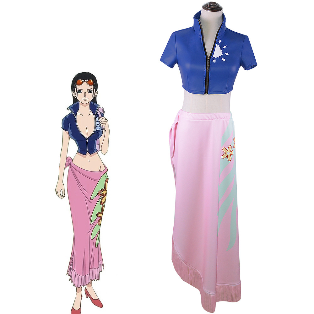 Anime Cosplay One Piece - Fantasia de Cosplay Nico Robin de