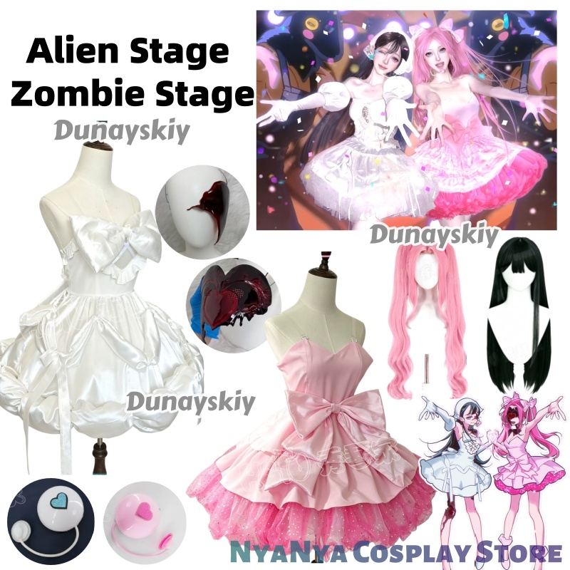 Anime Zombie Cosplay - Fantasia de Cosplay Alien Stage Zombie