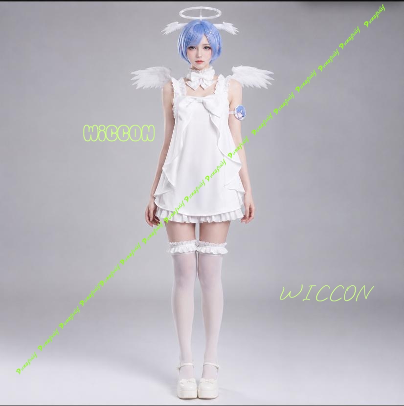 Anime Cosplay Rem - Fantasia de Cosplay de Personagem Re