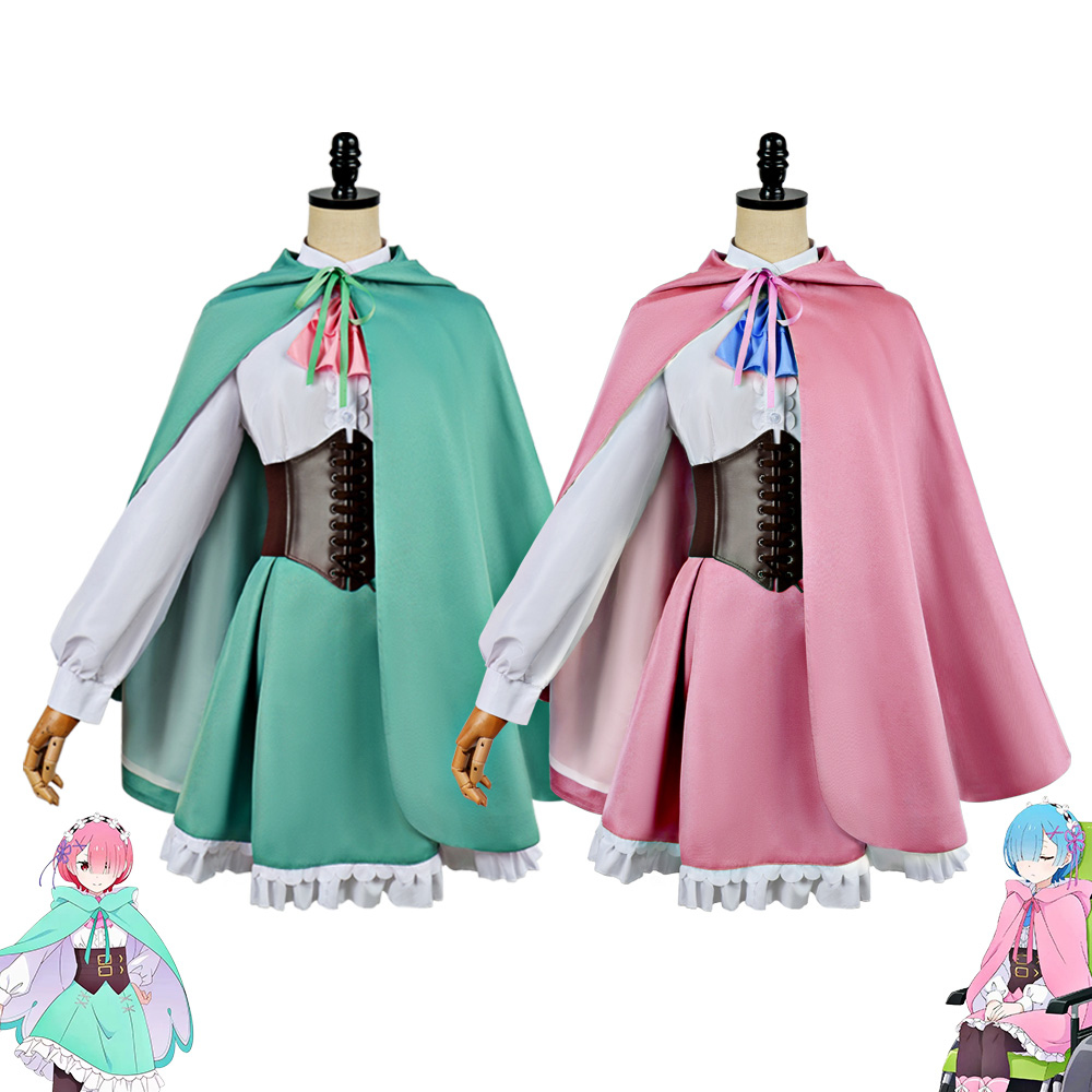 Anime Cosplay Rem - Fantasia de Cosplay Anime Re:Zero Rem