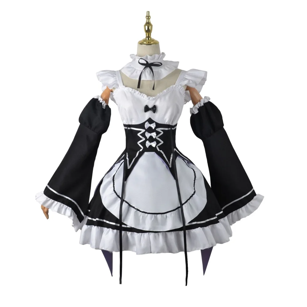 Anime Cosplay Rem - Fantasia de Cosplay Anime Ram Rem