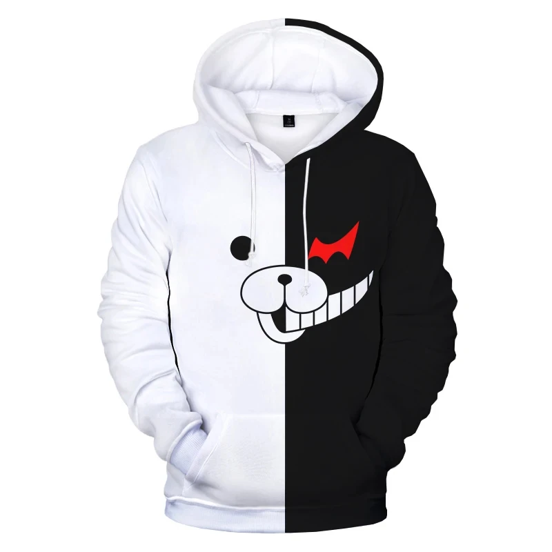 Anime Cosplay Shop - Anime danganronpa monokuma preto branco urso