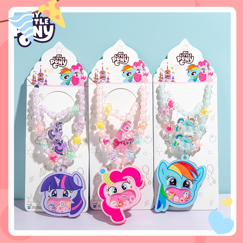 Anime Cosplay Little Girl - Meu pequeno pônei crianças colar conjunto