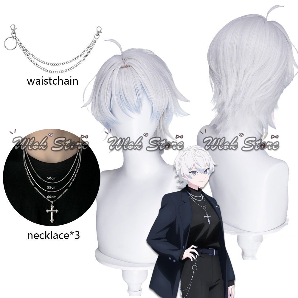 Peruca de Cosplay Anime Needy  - Cosplay Anime White Hair avaliação e preço
