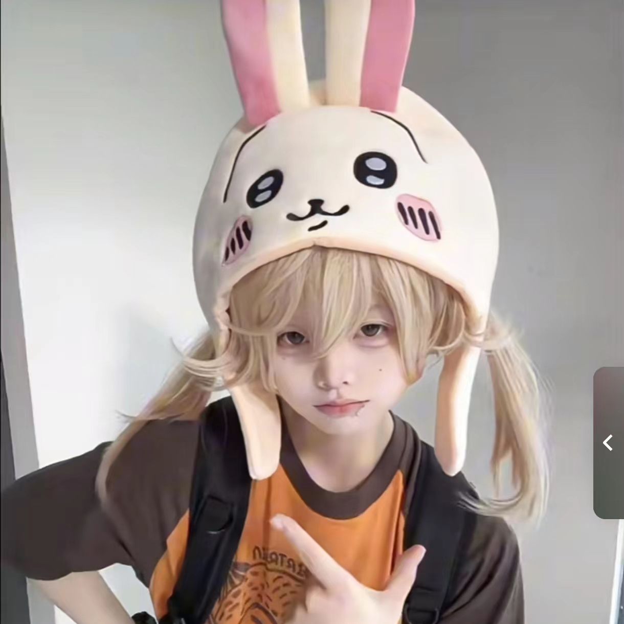 Chapéu Chiikawa Hachiware Usag - Anime Cosplay Girl Photo avaliação e preço