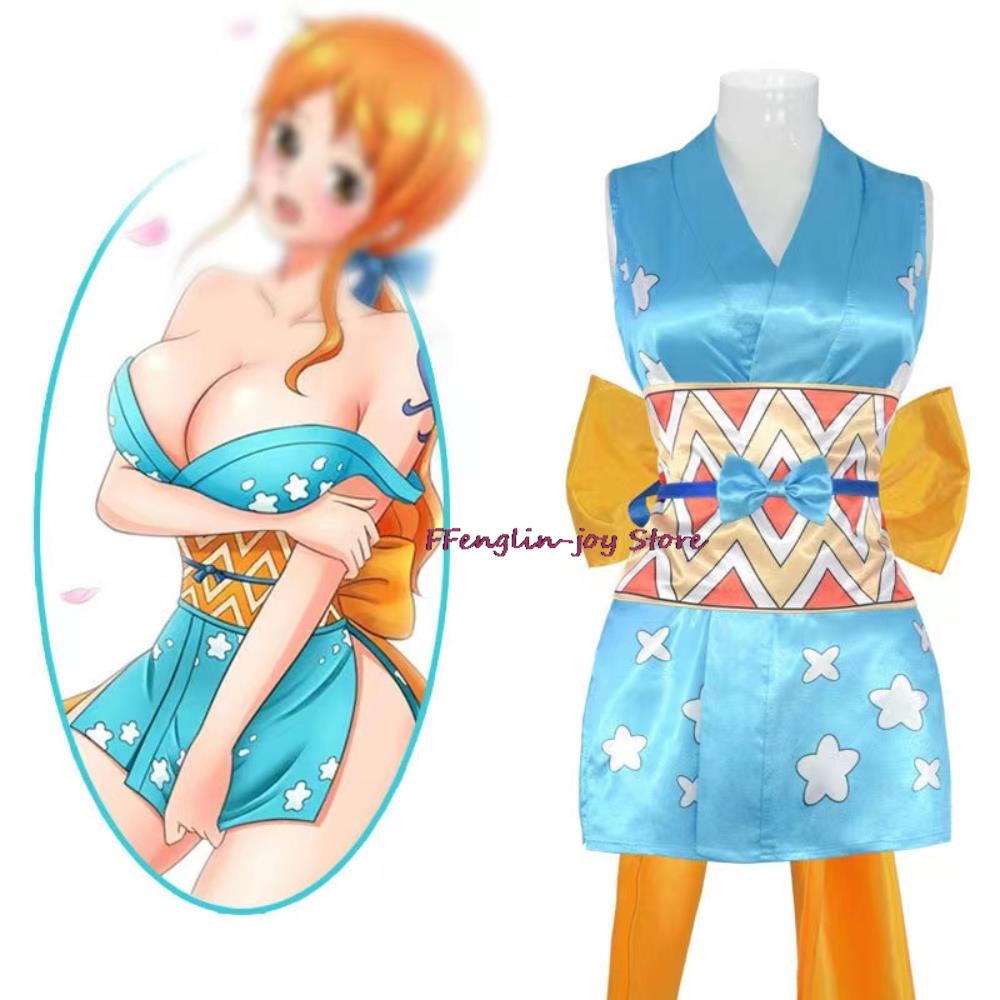 Anime wano country nami cospla - Anime Cosplay Name avaliação e preço