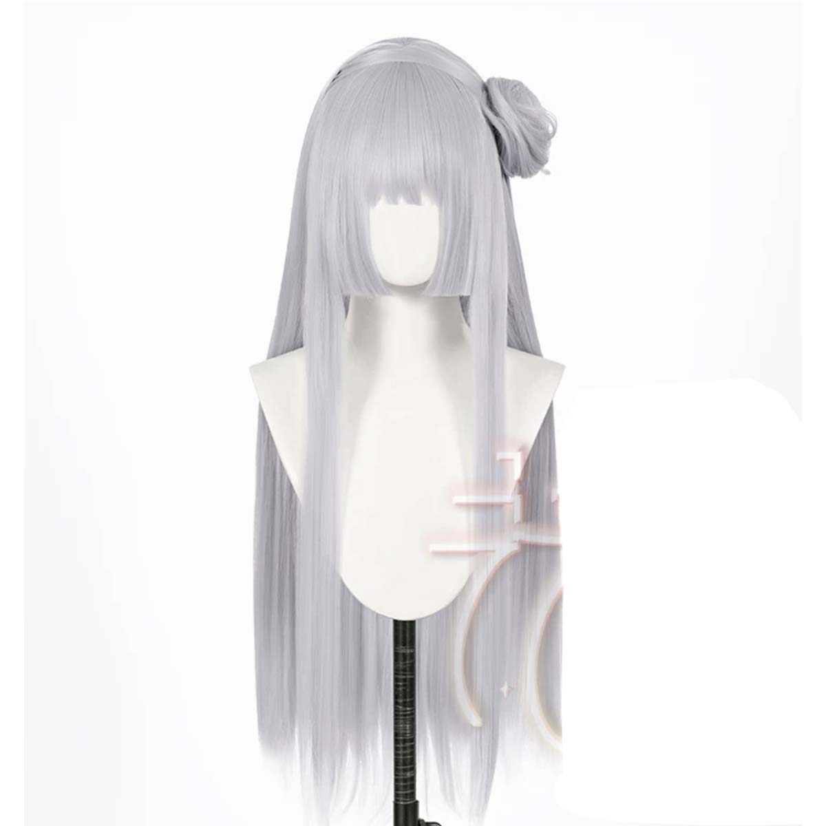 Peruca feminina de cabelo sint - Cosplay Anime White Hair avaliação e preço
