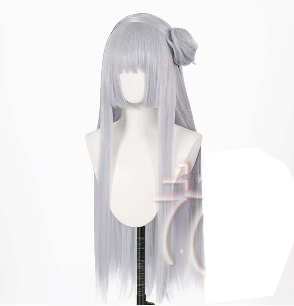 Peruca feminina de cabelo sint - Cosplay Anime White Hair avaliação e preço