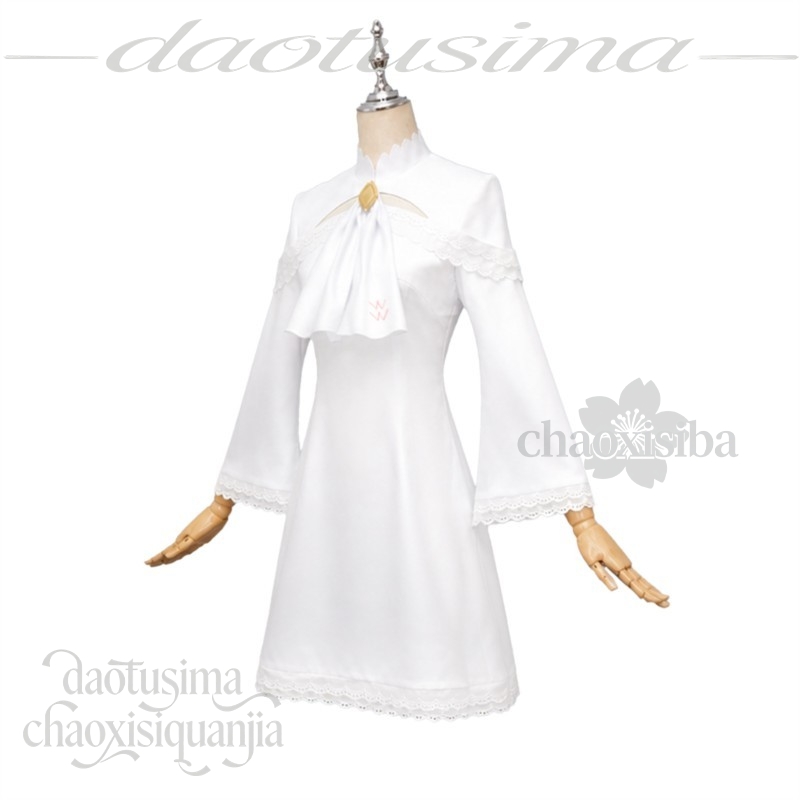 Fato de cosplay Kawaii Loli Ru - Cosplay Anime White Hair avaliação e preço