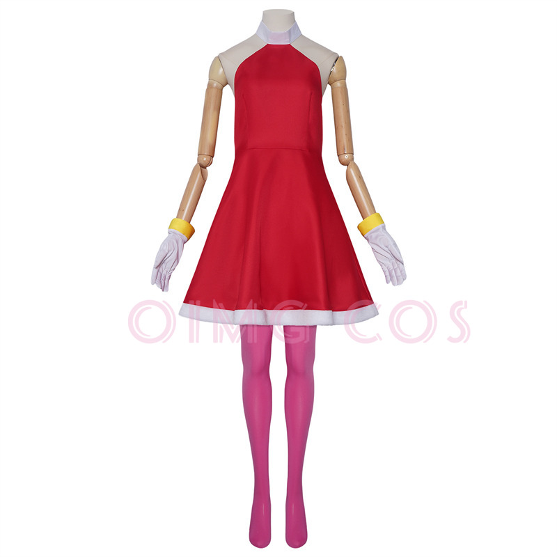 Fantasia Cosplay Amy Rose Adul - Anime Cosplay Costumes Female avaliação e preço