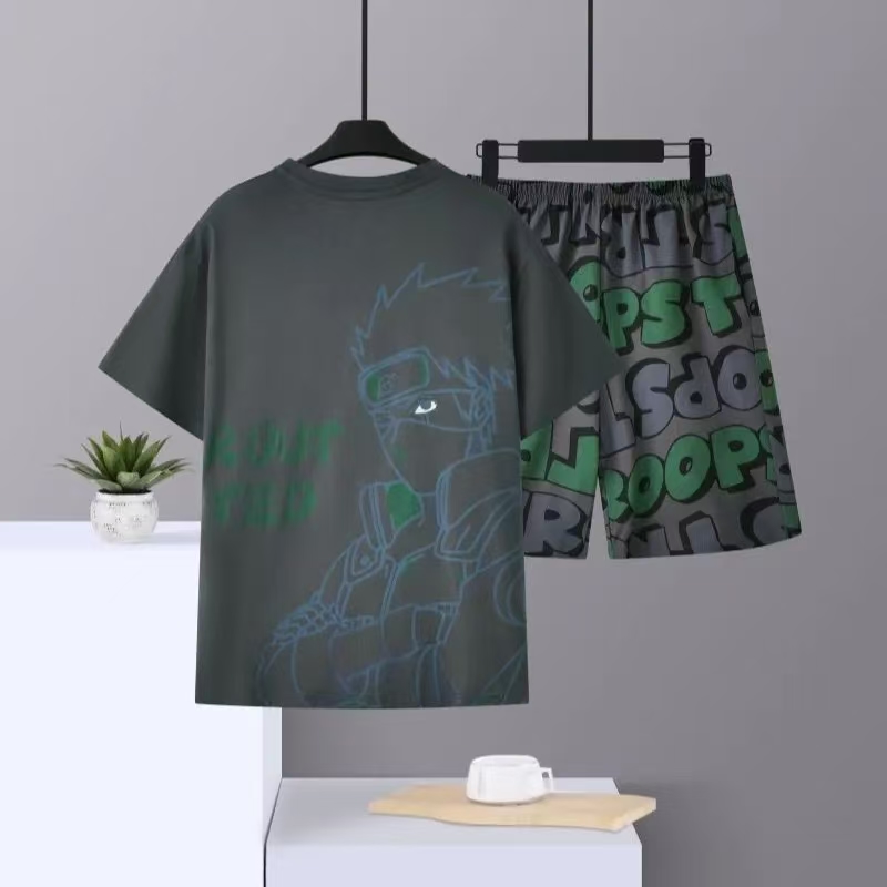 Pijama masculino de algodão pu - Anime Cosplay Recommendations avaliação e preço