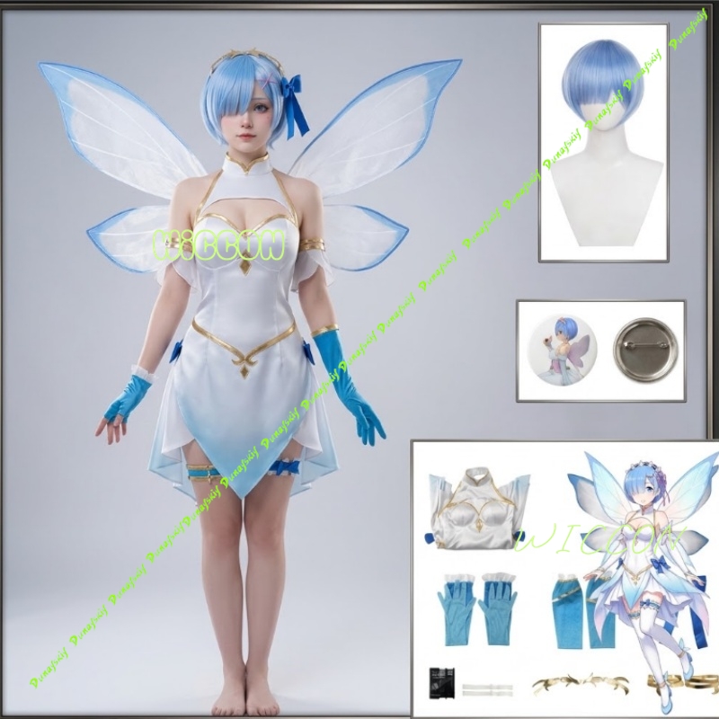 Conjunto de Cosplay da Fada da - Anime Cosplay Rem avaliação e preço