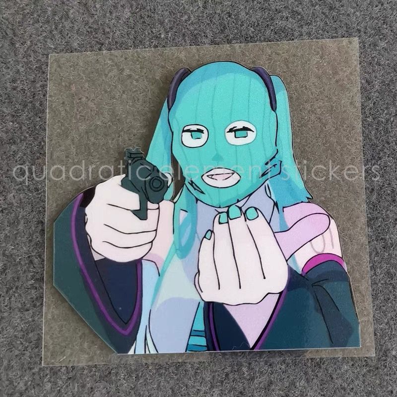 Adesivo de Moto Miku à Prova d - Cosplay Anime N avaliação e preço
