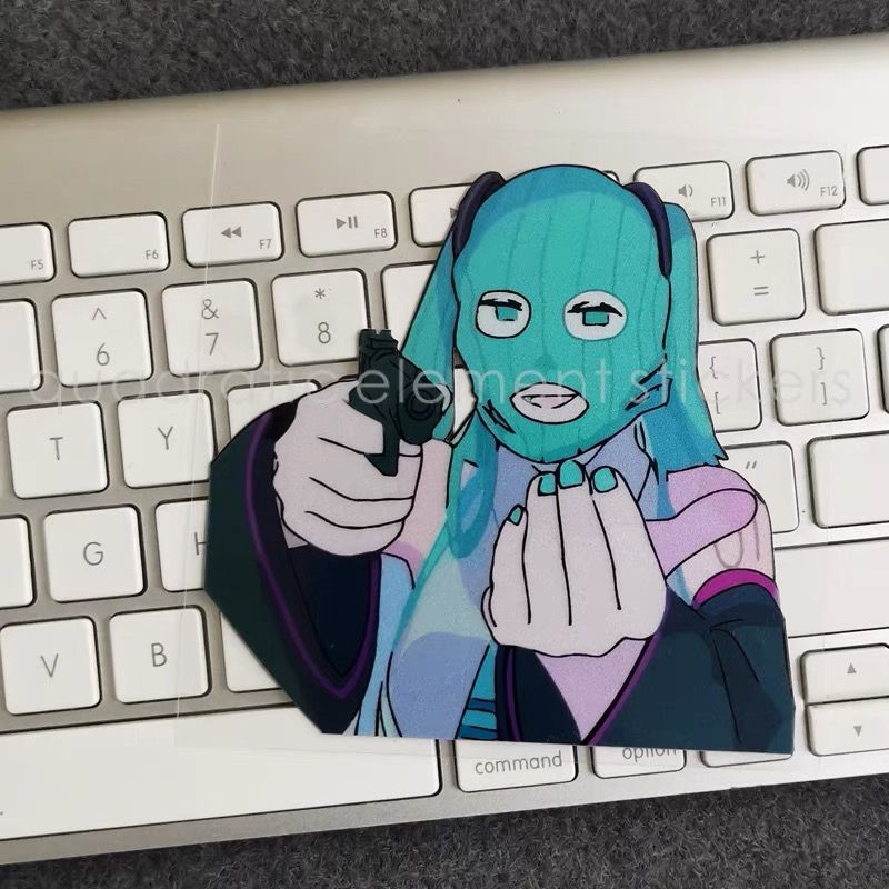 Adesivo de Moto Miku à Prova d - Cosplay Anime N avaliação e preço