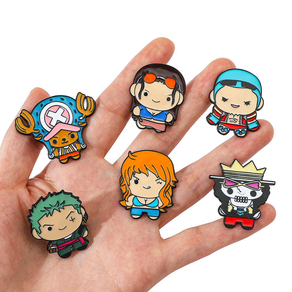 9 Peças Broche Criativo de Des - Anime Cosplay One Piece avaliação e preço