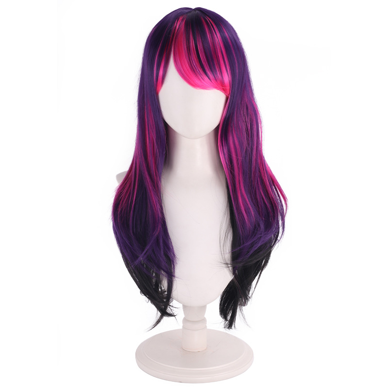 Peruca Cosplay Roxa Gradiente  - Anime Cosplay Recommendations avaliação e preço