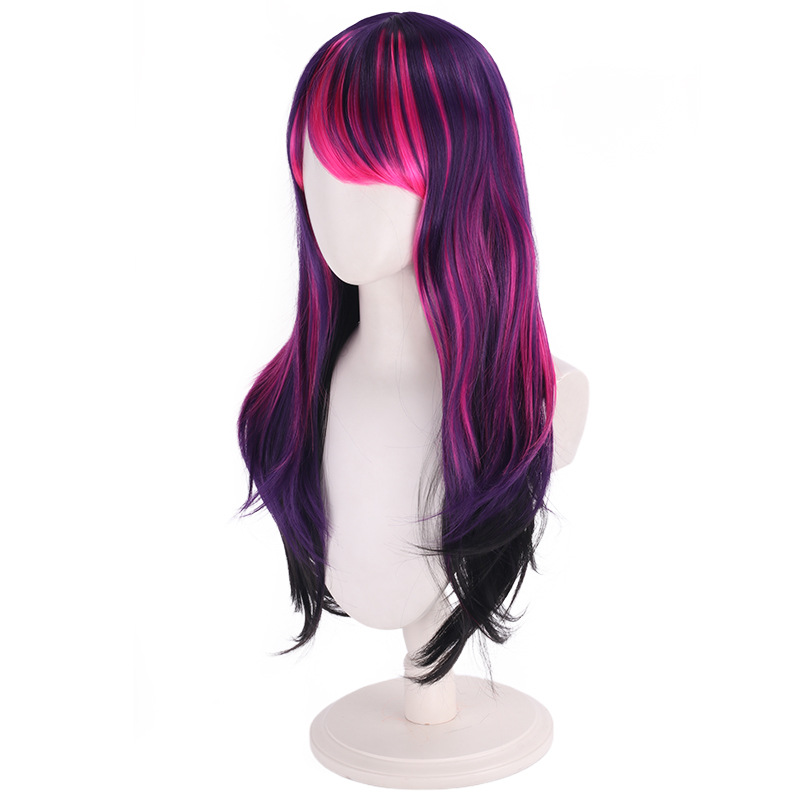 Peruca Cosplay Roxa Gradiente  - Anime Cosplay Recommendations avaliação e preço