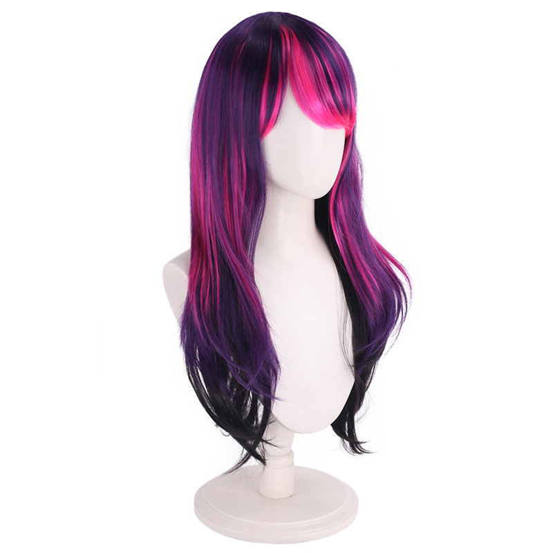 Peruca Cosplay Roxa Gradiente  - Anime Cosplay Recommendations avaliação e preço