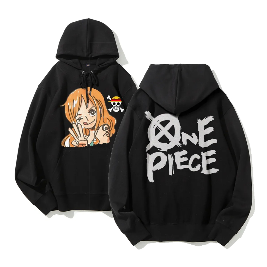 Uma peça nami anime hoodie das - Anime Cosplay Name avaliação e preço