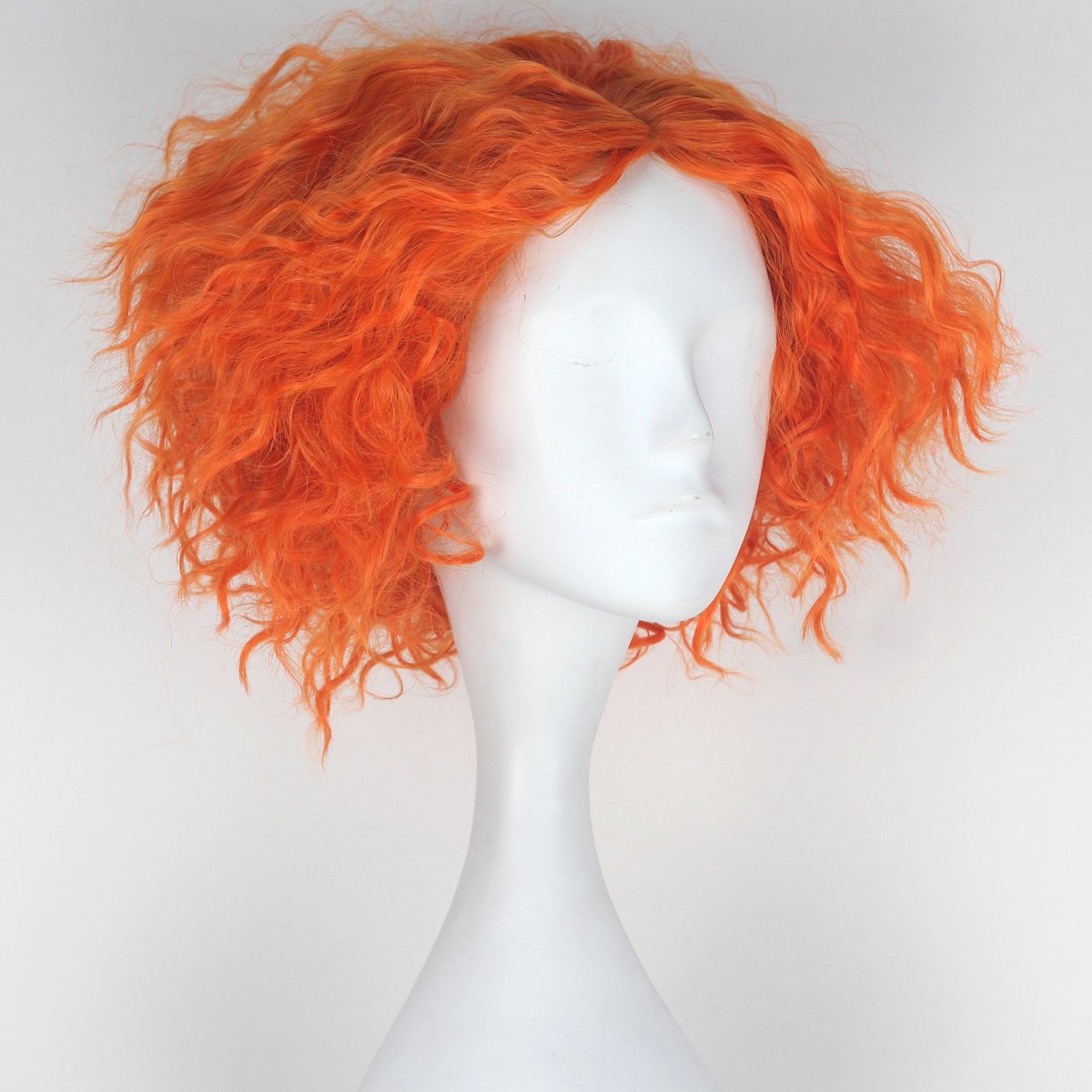 Perucas Laranja Curtas e Cache - Cosplay Anime White Hair avaliação e preço