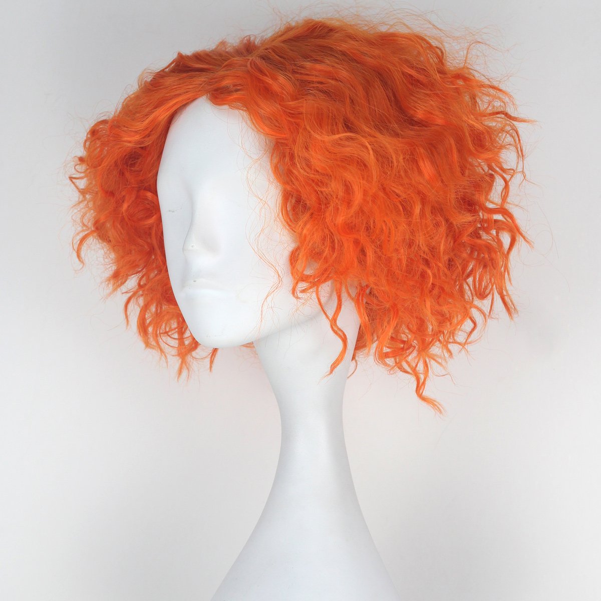 Perucas Laranja Curtas e Cache - Cosplay Anime White Hair avaliação e preço
