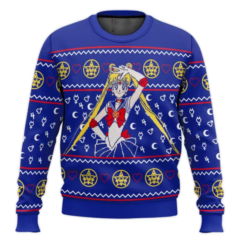 Camisola Sailor Moon Natal Fei - Anime Cosplay Shop avaliação e preço