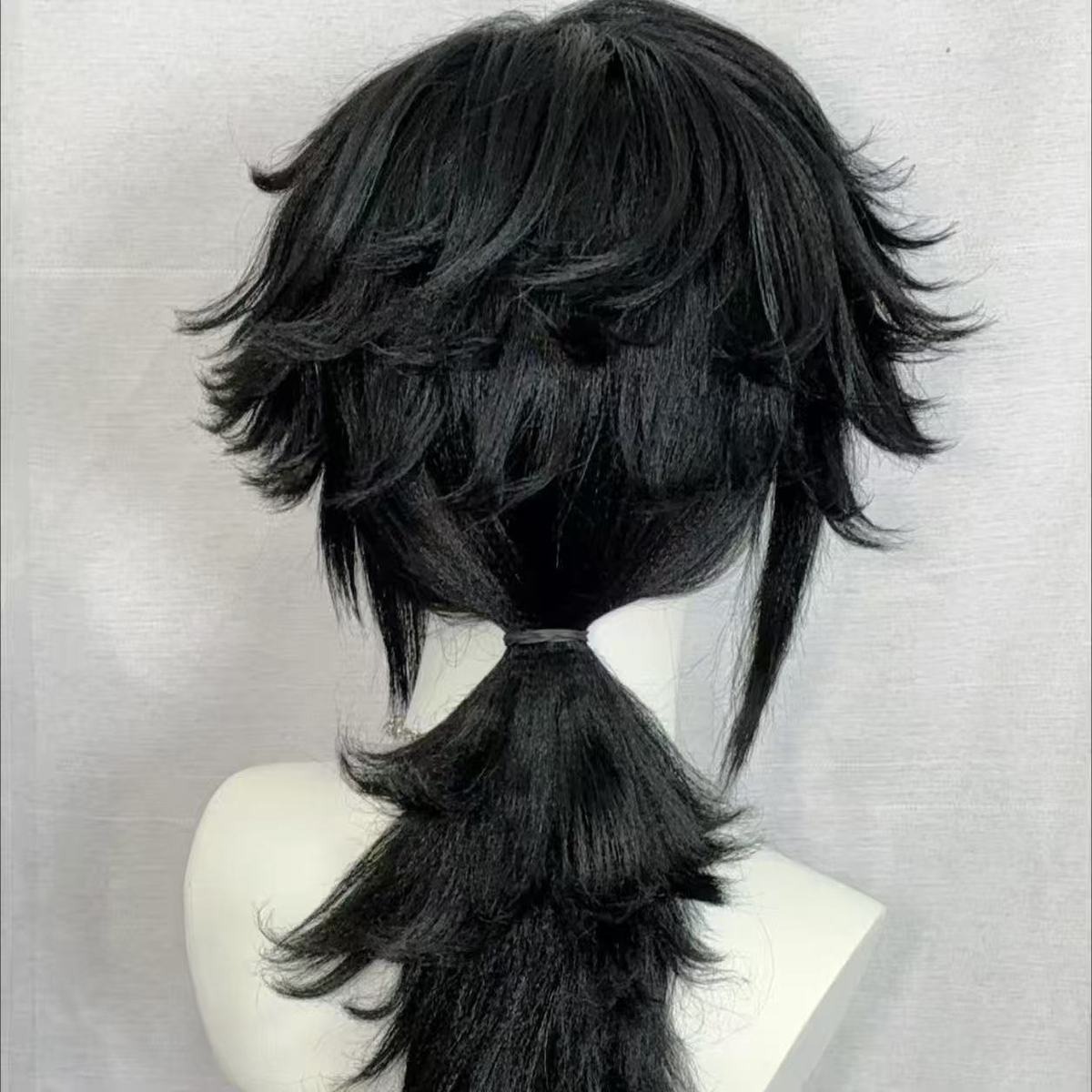 Peruca cosplay Tomioka Giyuu | - Anime Cosplay Recommendations avaliação e preço