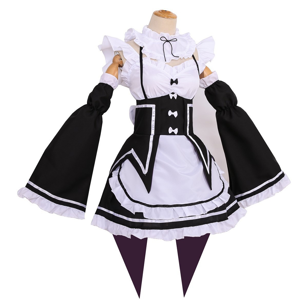 Fantasia de Cosplay Re Zero Ra - Anime Cosplay Rem avaliação e preço
